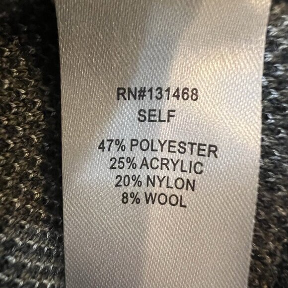 Fate Camo Sweater Women’s Size Small Distressed Crew Neck Pullover Green Gray - Picture 7 of 12